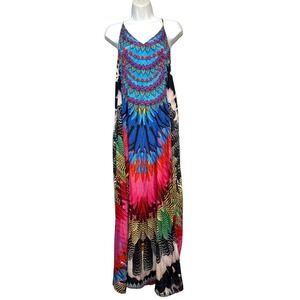 Fantasycore Goddess Maxi Dress Women Size S Flowing Statement Festival Fairycore